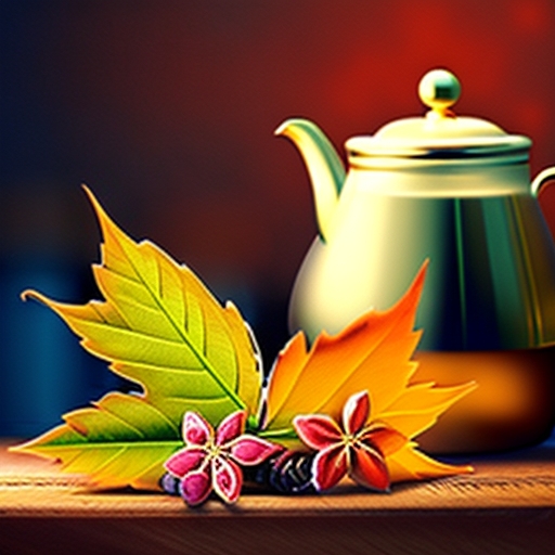 もみじを使った風水的なお茶の淹れ方