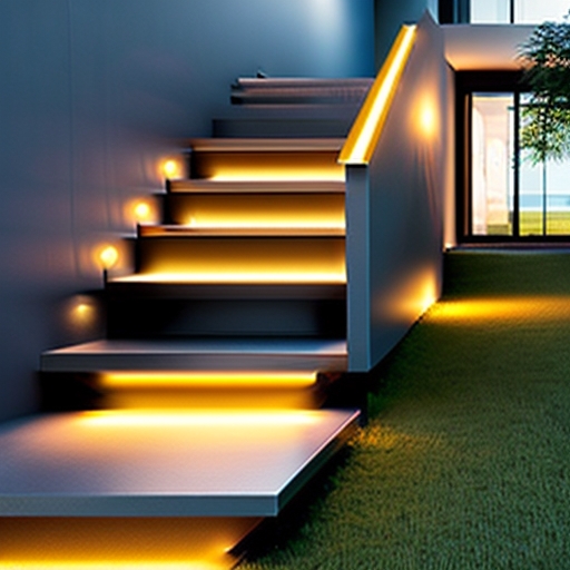 階段の足元に照明を設置する効果とは？